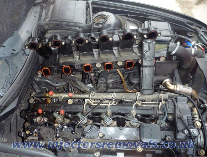 Injector removal from BMW with 3.0 diesel
                enigne