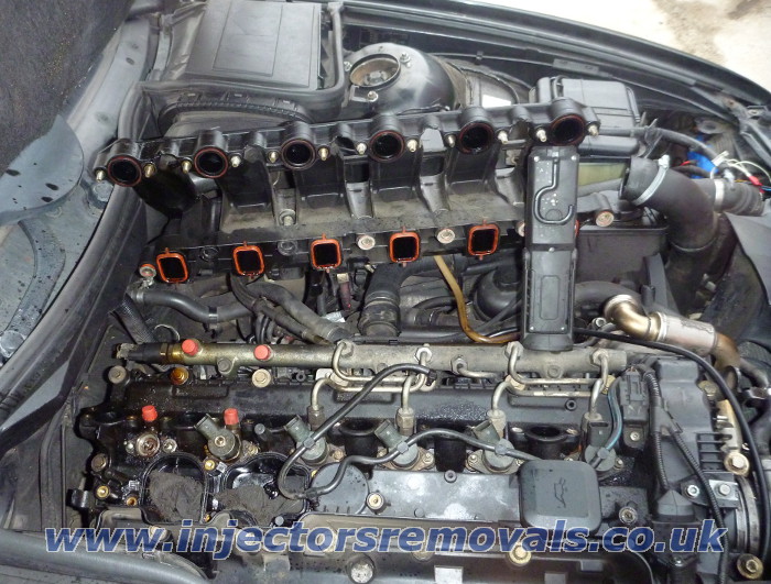 Injector removal from BMW with 3.0 diesel
                enigne