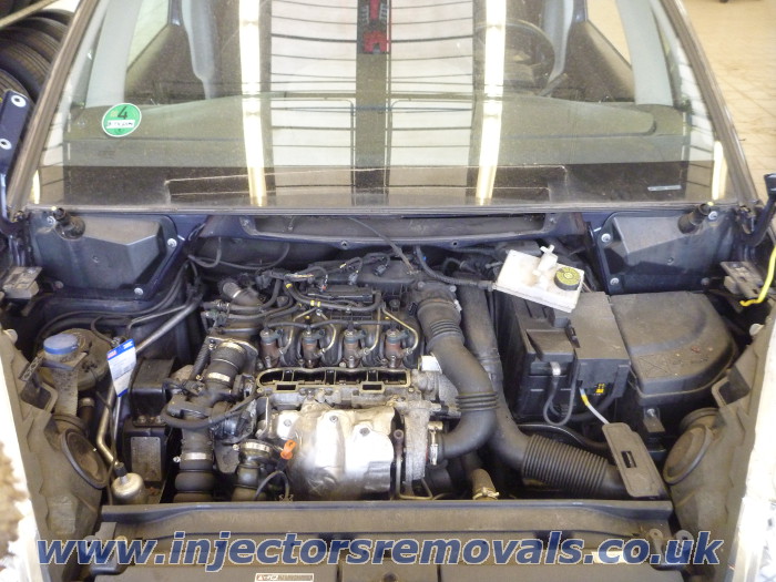 Injector removal from Citroen C4 Picasso with
                2.0 HDi 16V engines