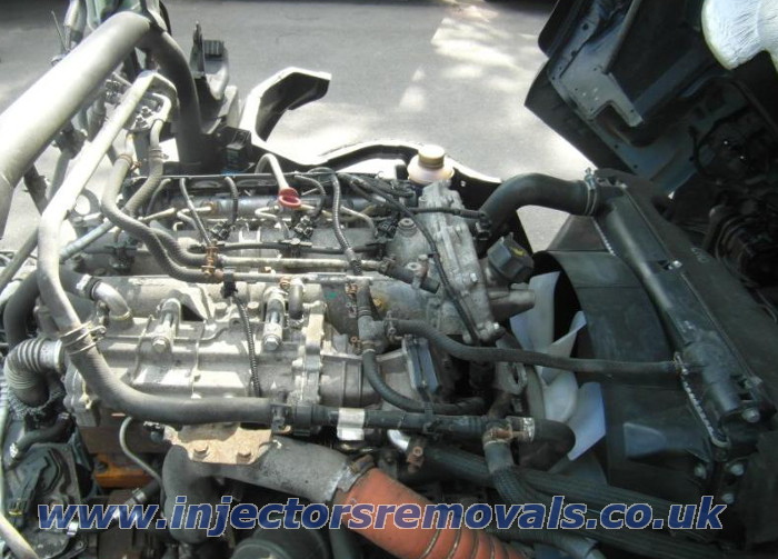 Injector removal from Mitsubishi Canter with 3.0
                EURO 5 engine