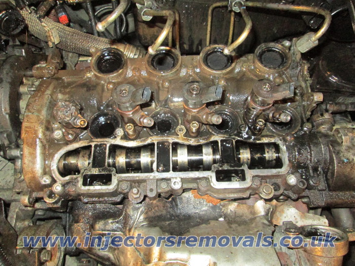 Broken and welded injector removed by us