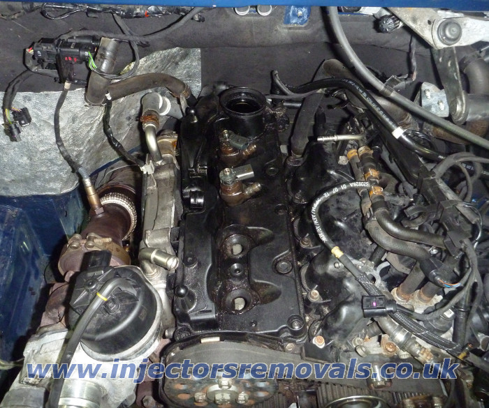 Injectors removal from Volkswagen Crafter with
                2.0 TDI engine