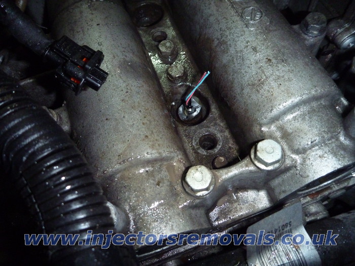 Snapped injector removed from Fiat Ducato with
                3.0 JTD Euro 5 engine