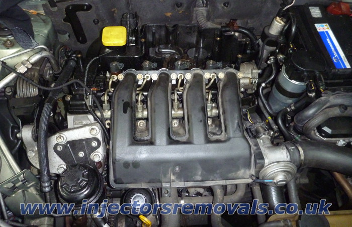 Injector removal from Rover 75 with 2.0 CDTi
                engine