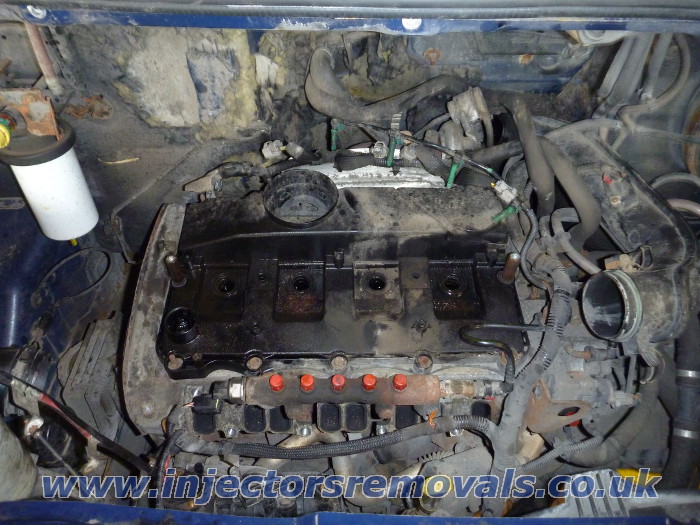 Injector removal from Ford Transit with 2.2 /
                2.4 TDCI engines