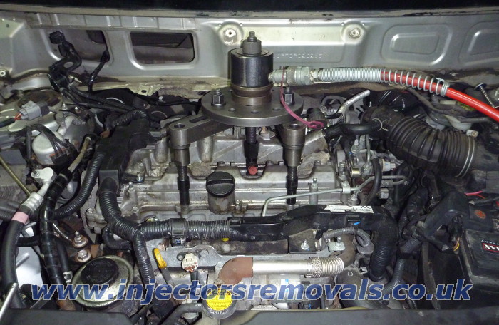 Injector removal from Toyota with 2.2 D-4D
                engine