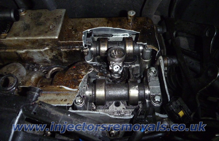 Broken injector removed by us