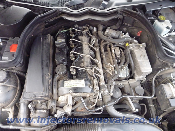 Injector removal from Mercedes W204 with 2.0 and
                2.2 CDI engines