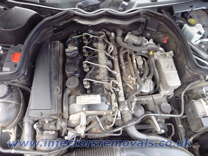 Injector removal from Mercedes W204 with 2.0 and
                2.2 CDI engines